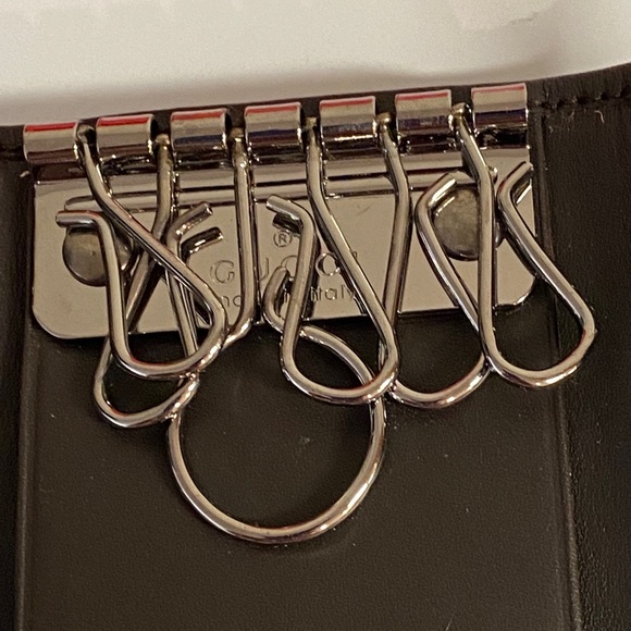 Authentic Gucci Jacquard Brown Monogram Key Case New - Picture 11 of 12